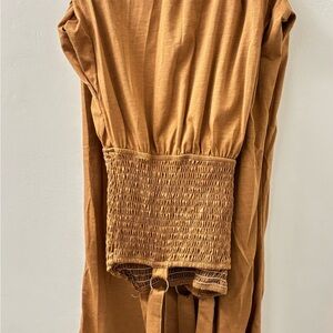 Elegant Tan Jumpsuit